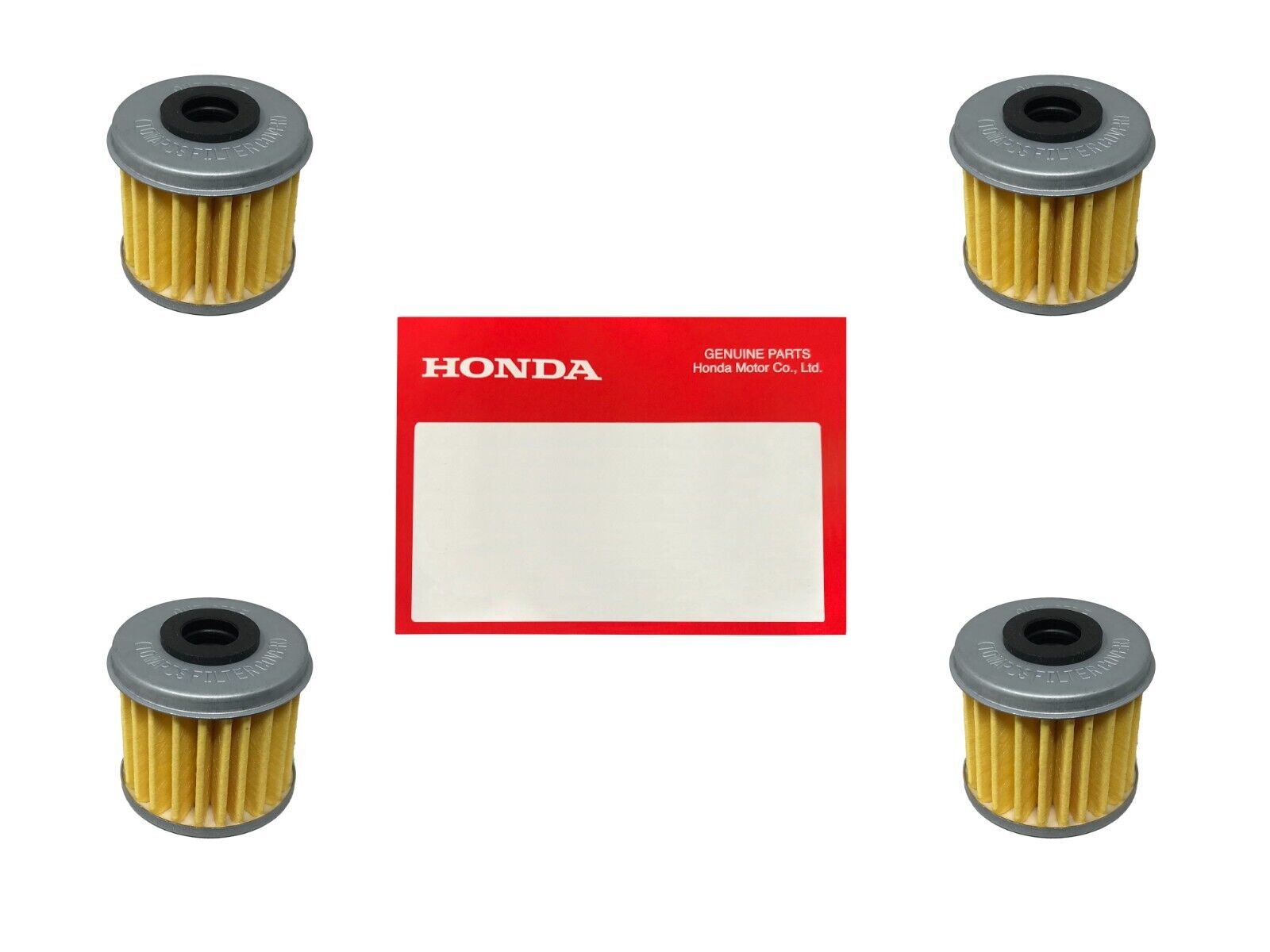  Honda OEM Oil Filter 15412-MEN-671 4 PACK