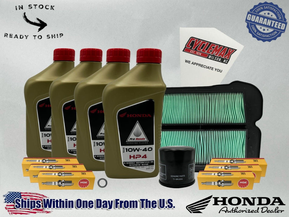 Cyclemax Semi-Synthetic HP4 Tune-Up Kit fits 1988-2000 Honda GL1500