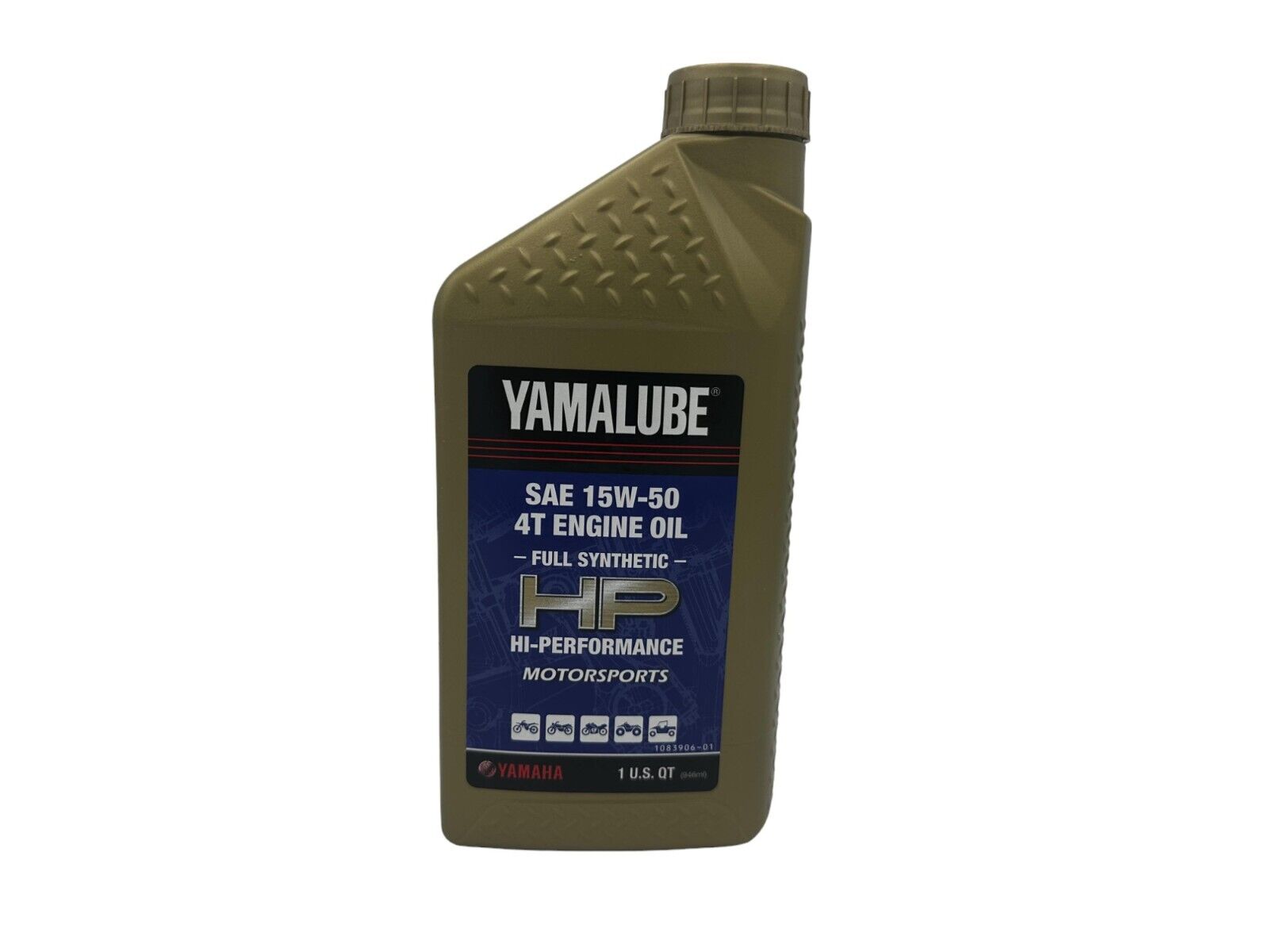 Yamaha Genuine OEM Yamalube Full Synthetic 15W-50 Oil LUB-15W50-FS-12 - 2 Pack