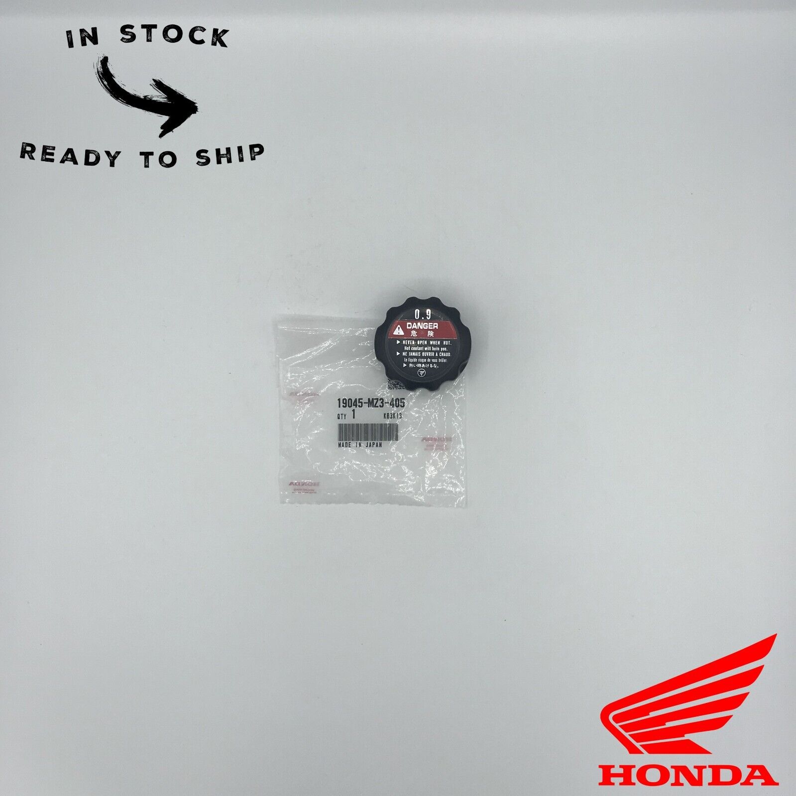 Genuine OEM Honda Radiator Cap 19045-MZ3-405