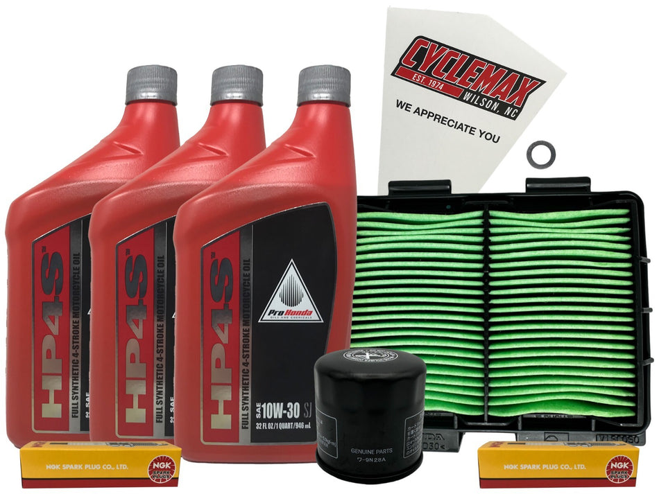 Honda HP4S Full Synthetic Tune-Up Kit for 2017-2026 REBEL 500 with Spark Plugs