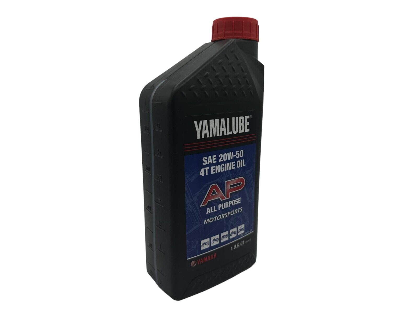 Yamaha Genuine OEM SAE 10W-40 4T Engine Oil LUB-10W40-AP-12 - 2 Pack