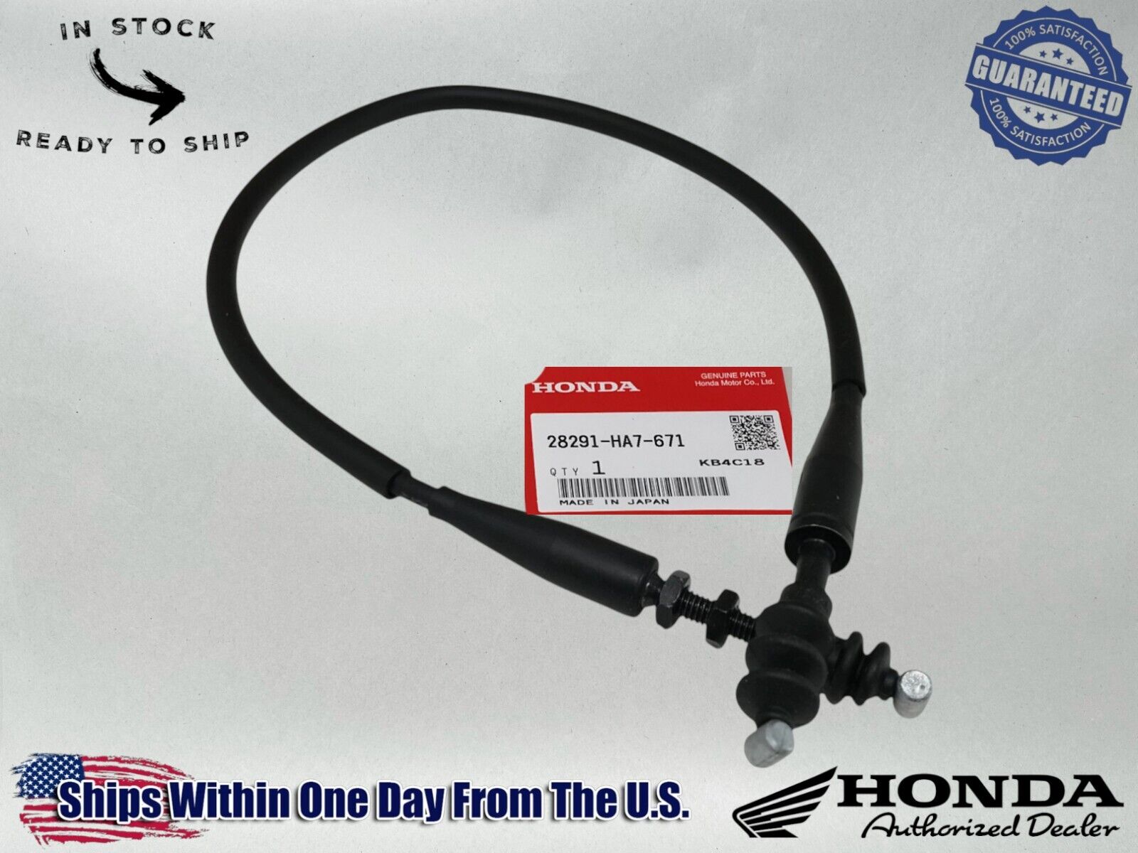 Honda OEM Automatic Decompression Cable ATC350X TRX350 TRX350D 28291-HA7-671