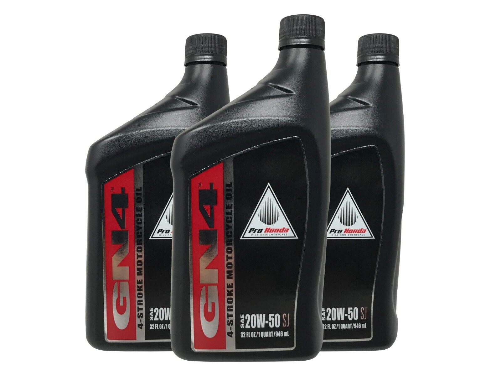 Honda Genuine OEM GN4 20W50 Motorcycle Oil 08C35-A251M01 - 3 Pack