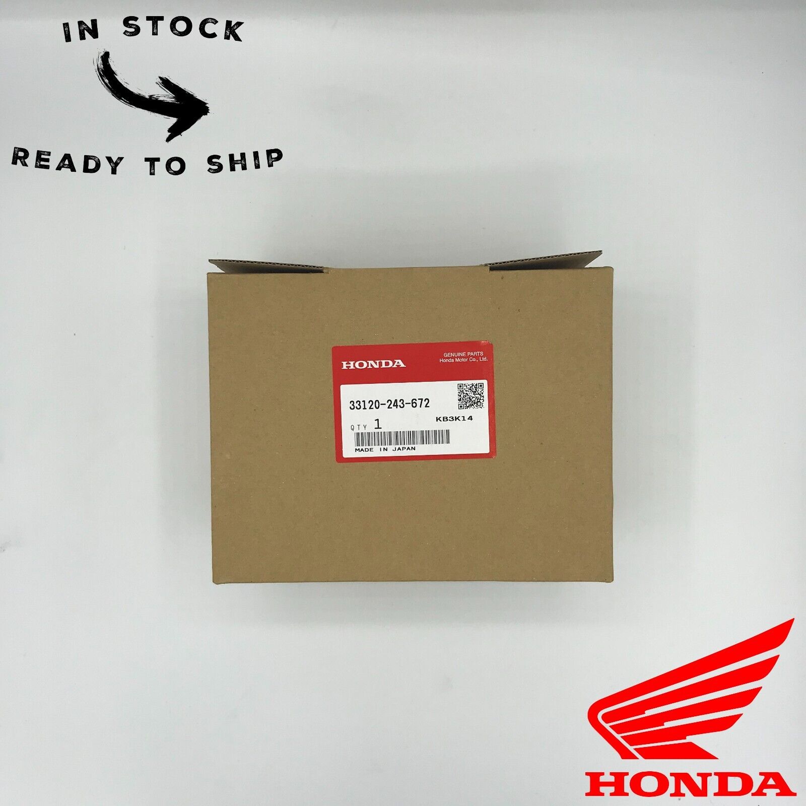 Genuine OEM Honda Headlight Assembly 33120-243-672