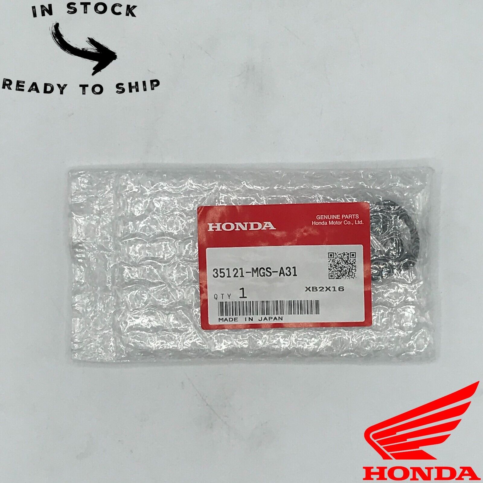 Genuine OEM Honda Key Blank 35121-MGS-A31