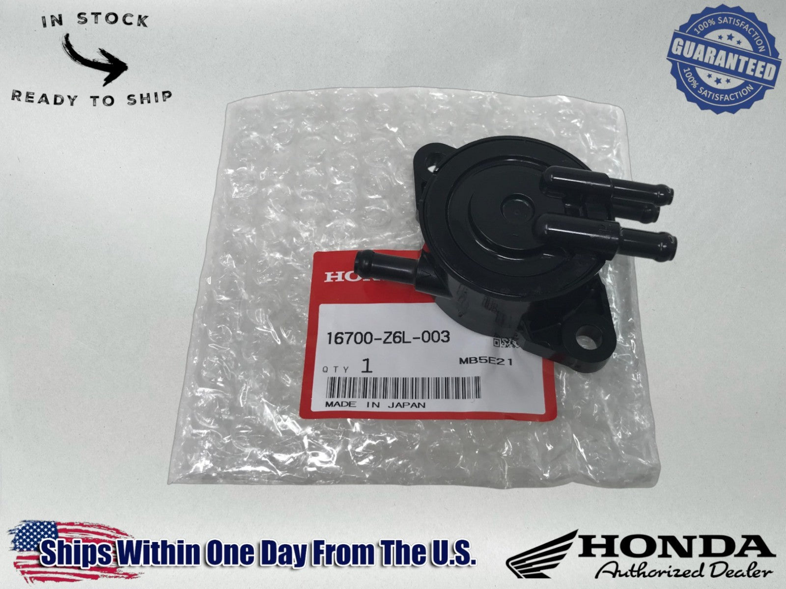 Honda Genuine OEM Fuel Pump Assembly GX630 GX630R 16700-Z6L-003