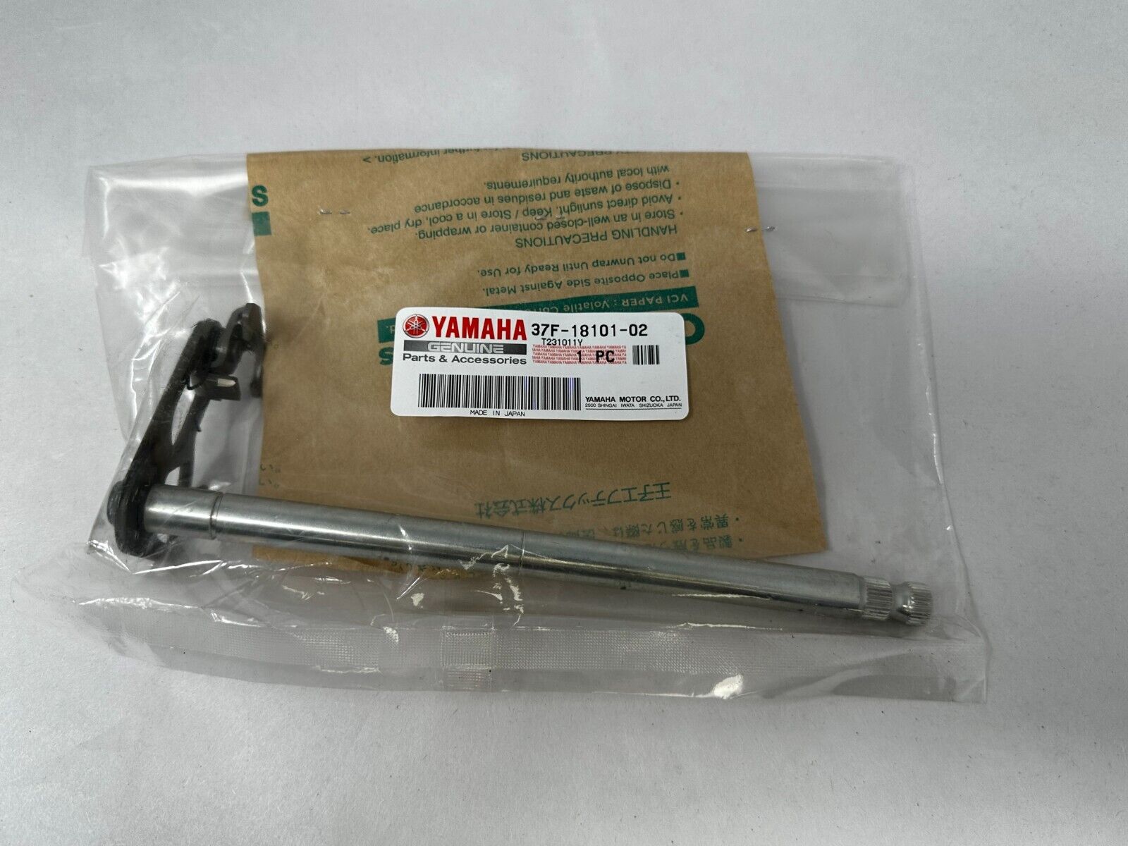 Yamaha Genuine OEM Authentic Shift Shaft Assembly 37F-18101-02-00