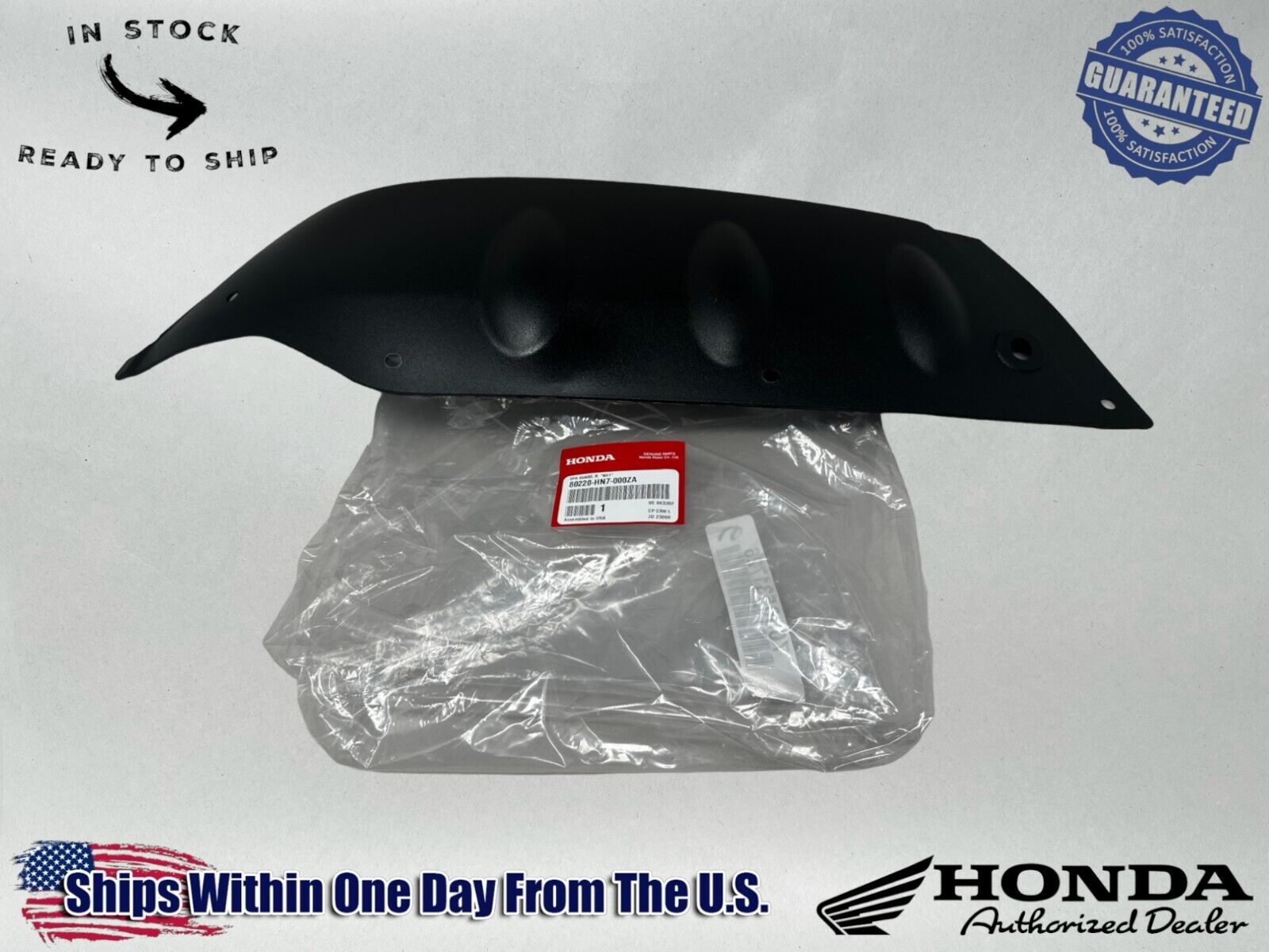 Honda Genuine OEM Authentic Splash Guard R NH1 80220-HN7-000ZA