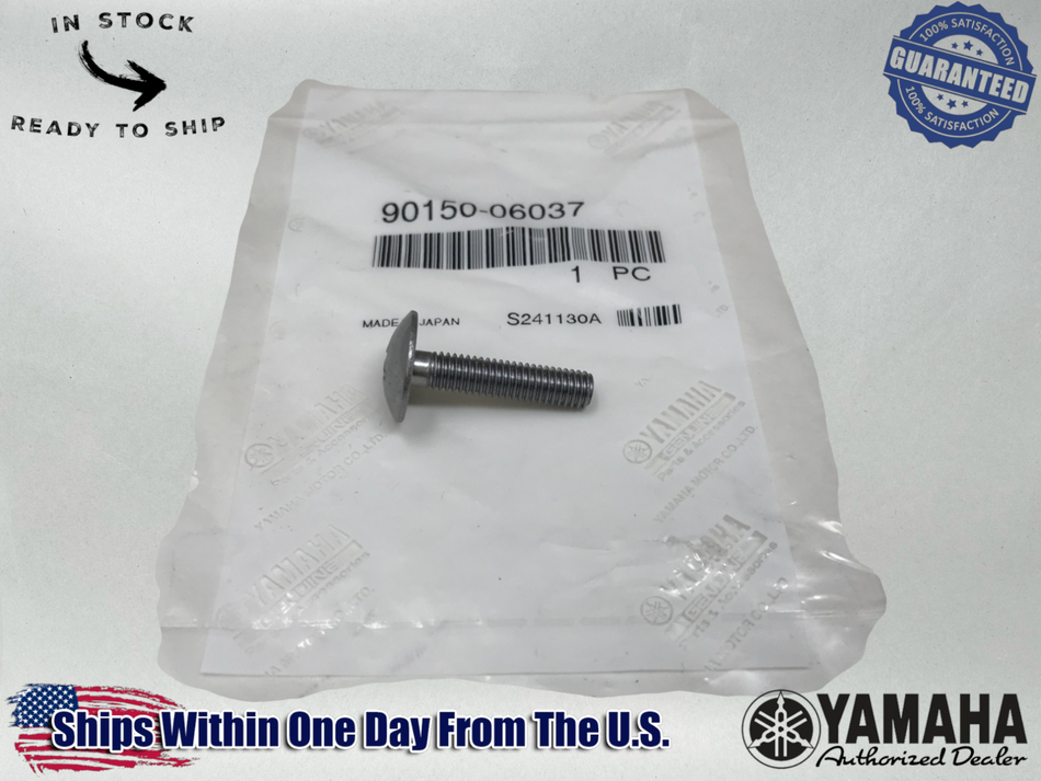 Yamaha Genuine OEM Authentic SCREW, ROUND HEAD(3JM) 90150-06037-00