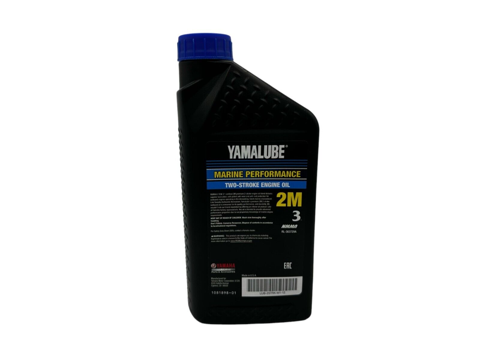 Yamaha Yamalube Semi-Synthetic 2-Stroke Marine Engine Oil LUB-2STRK-M1-12-6PACK