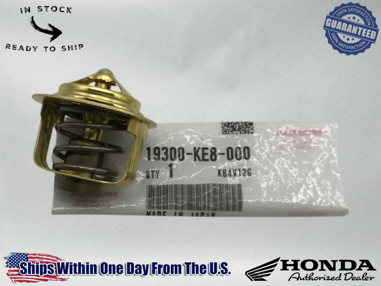 Honda OEM Authentic Thermostat Ascot Hawk GT Transalp Shadow 750 19300-KE8-000