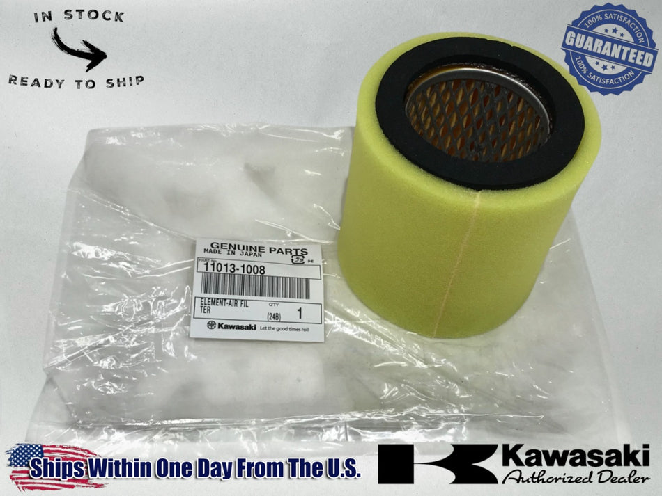 Kawasaki Genuine OEM Authentic 82-01 KE100 Element Air Filter 11013-1008