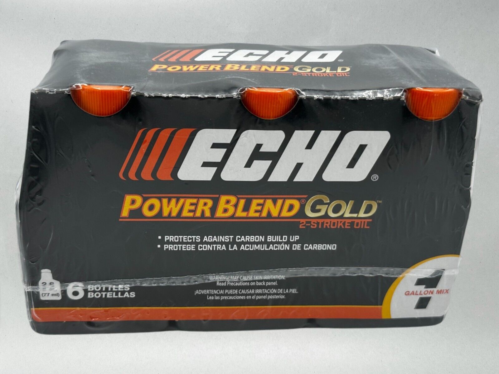 Echo 2 Pack Of Power Blend Gold 2-Stroke Oil (6 Per Pack / 12 Bottles Total)