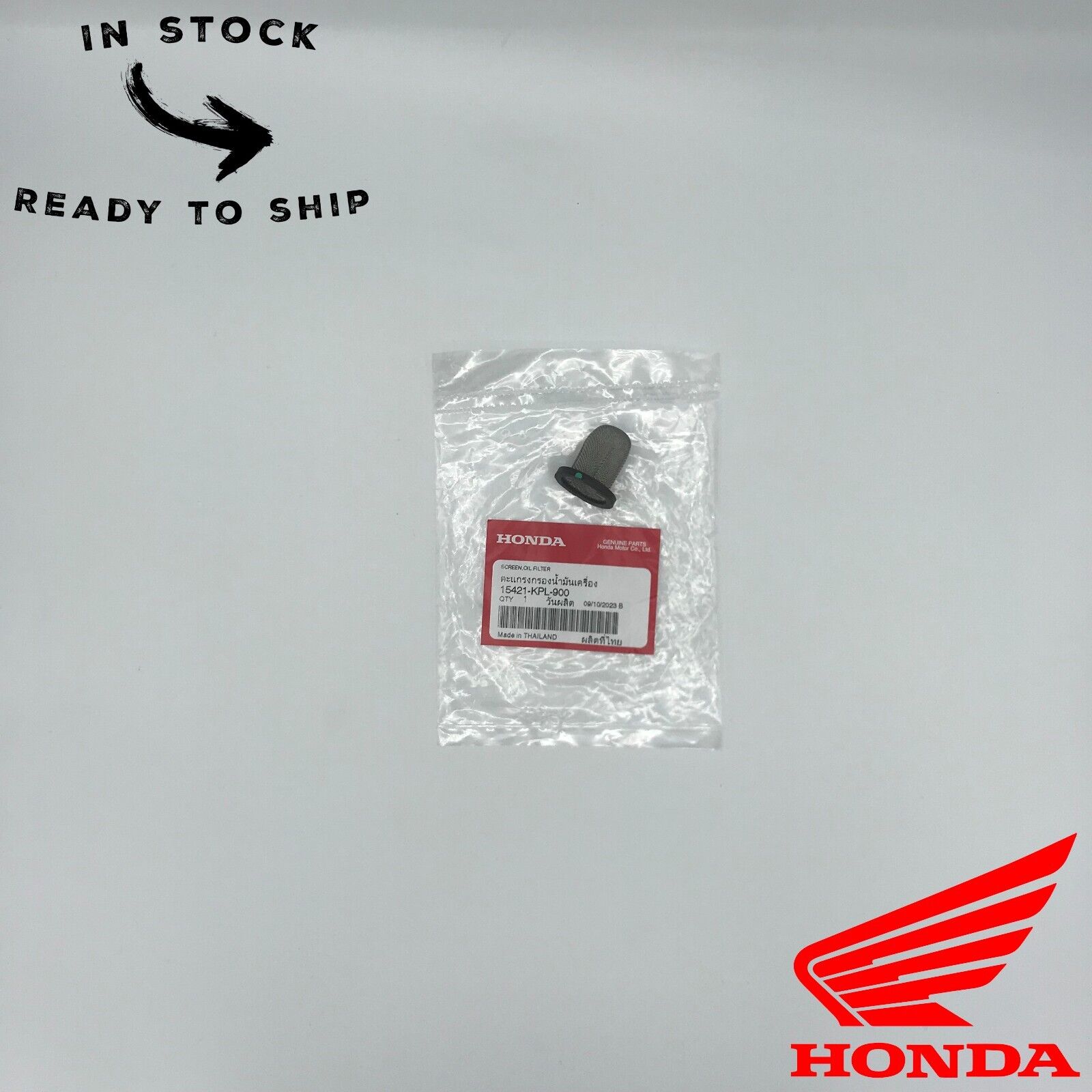 Genuine OEM Honda Oil Filter Screen 15421-KPL-900