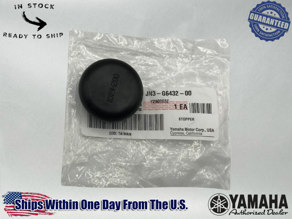Yamaha OEM Golf Cart Rear Trans-axle Cover Rubber Fill Plug JN3-G6432-00-00