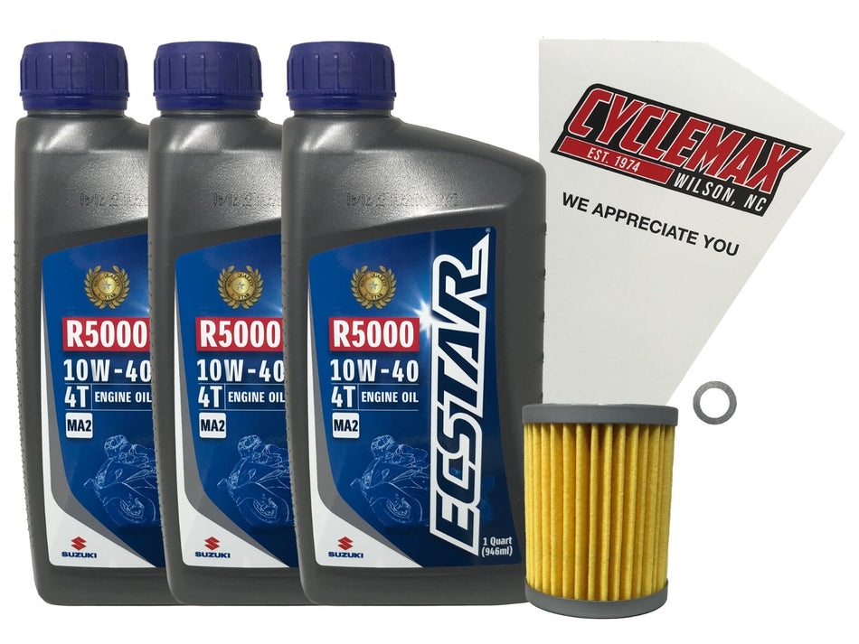 Genuine OEM Standard Oil Change Kit fits 2000-2014 Suzuki LT-F250