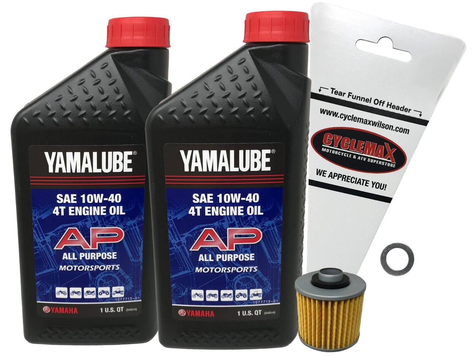 Yamaha Genuine OEM 2006-2023 Raptor 700 Raptor 700R Oil Change Kit