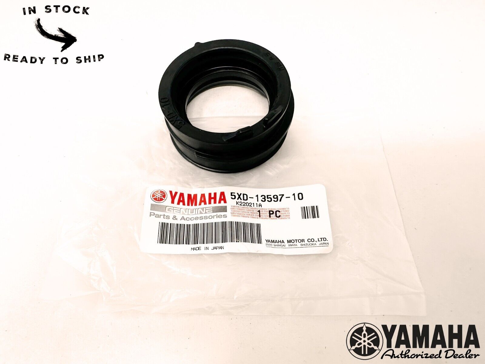 Yamaha Genuine OEM Authentic Carburetor Joint 5XD-13597-10-00