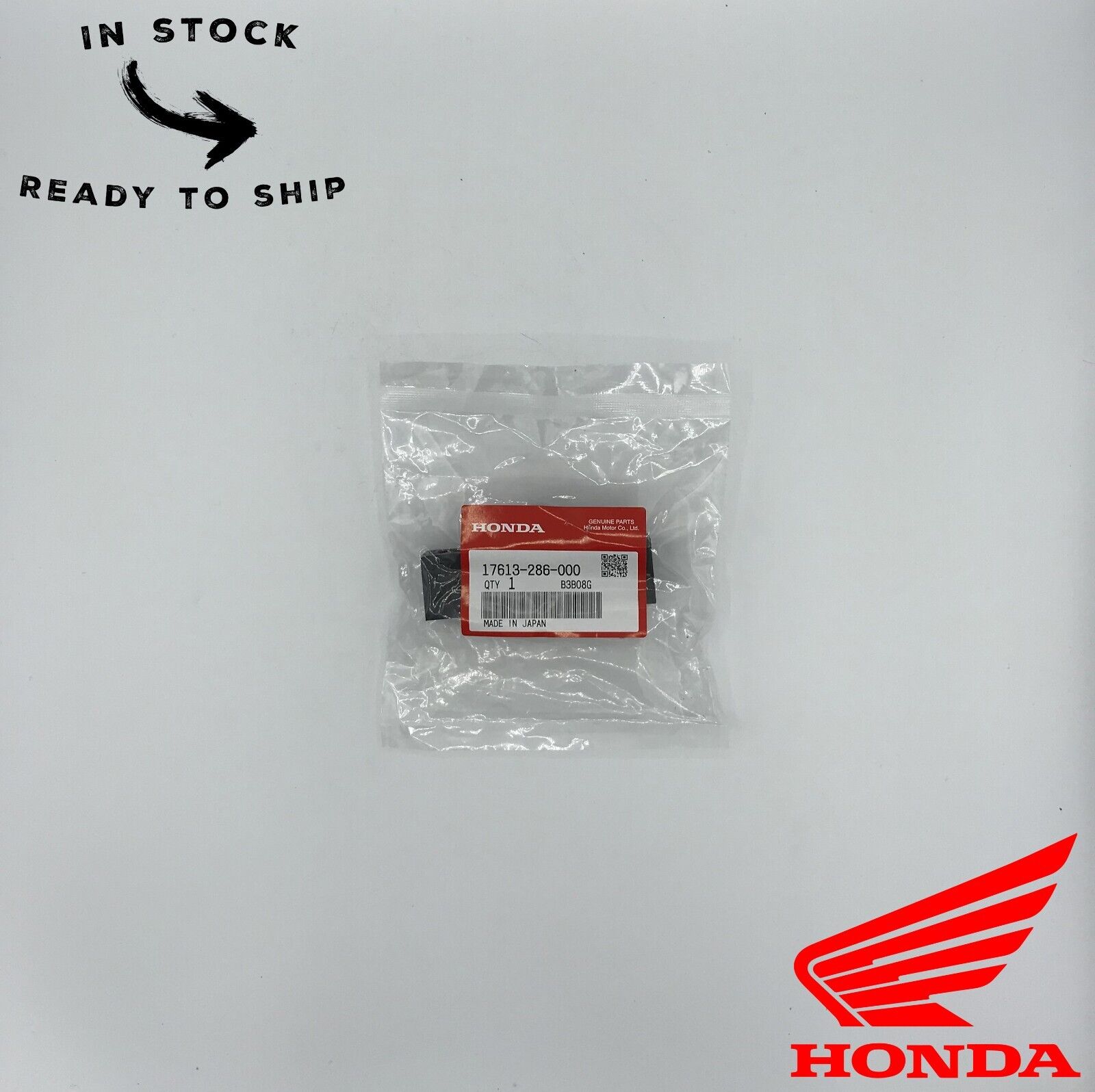 Genuine OEM Honda Rear Rubber Fuel Tank Holder 17613-286-000