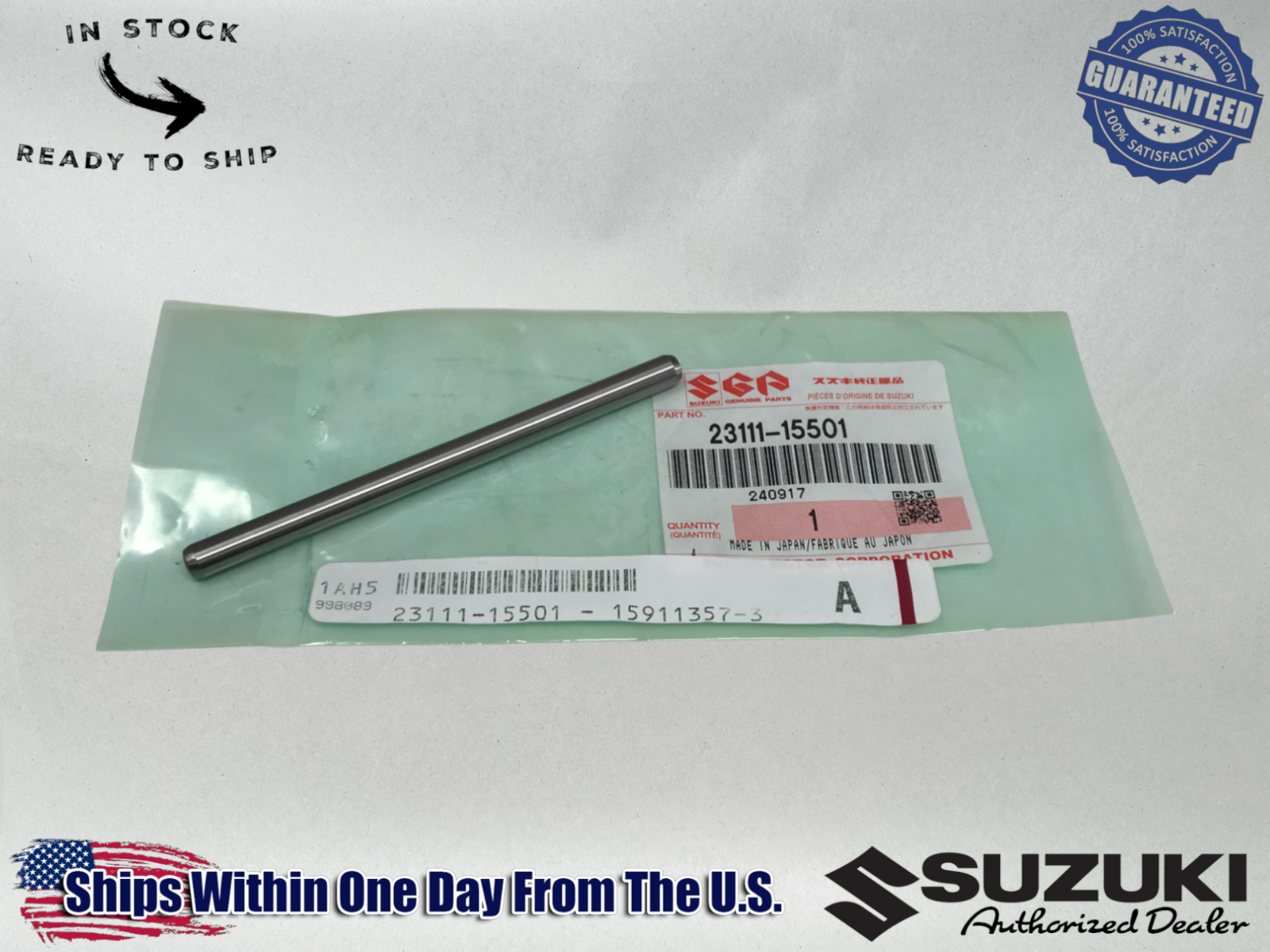 Suzuki Genuine OEM CLUTCH PUSH ROD KATANA 600 750 1100 BANDIT 600 23111-15501