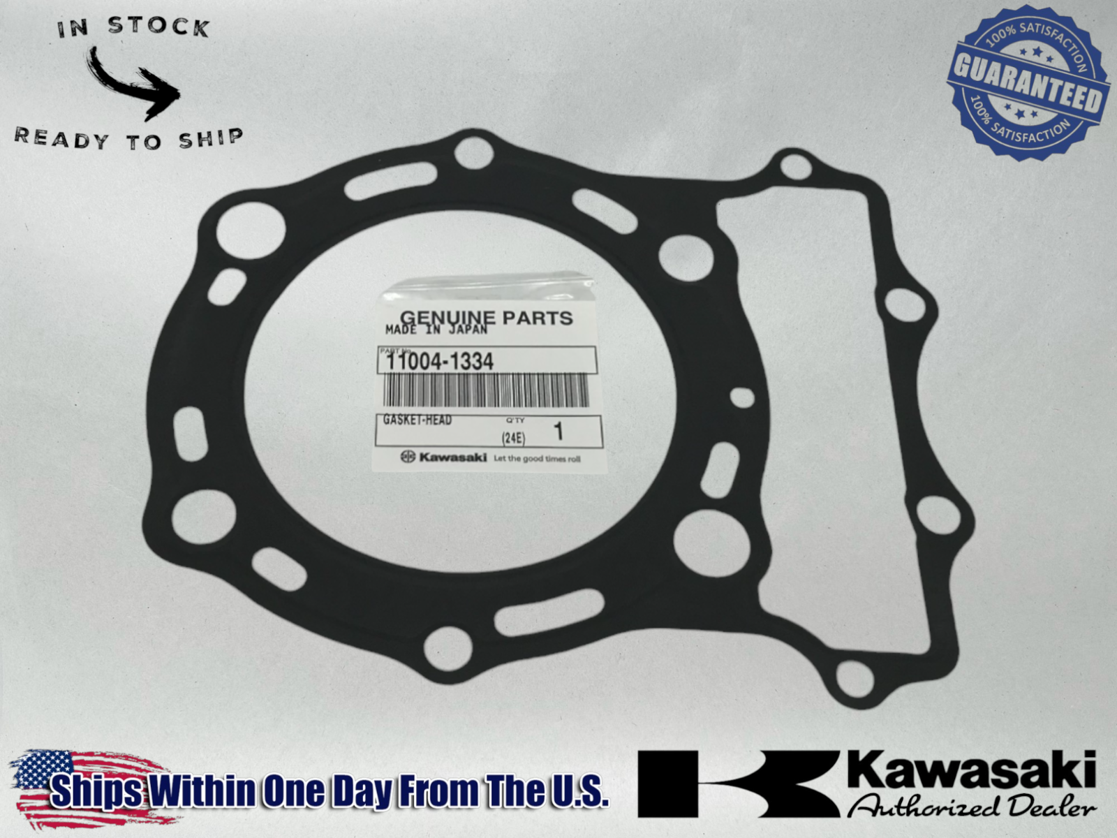 Kawasaki Genuine OEM 1987-08 VULCAN 88 1500 1600 HEAD GASKET 11004-1334 1