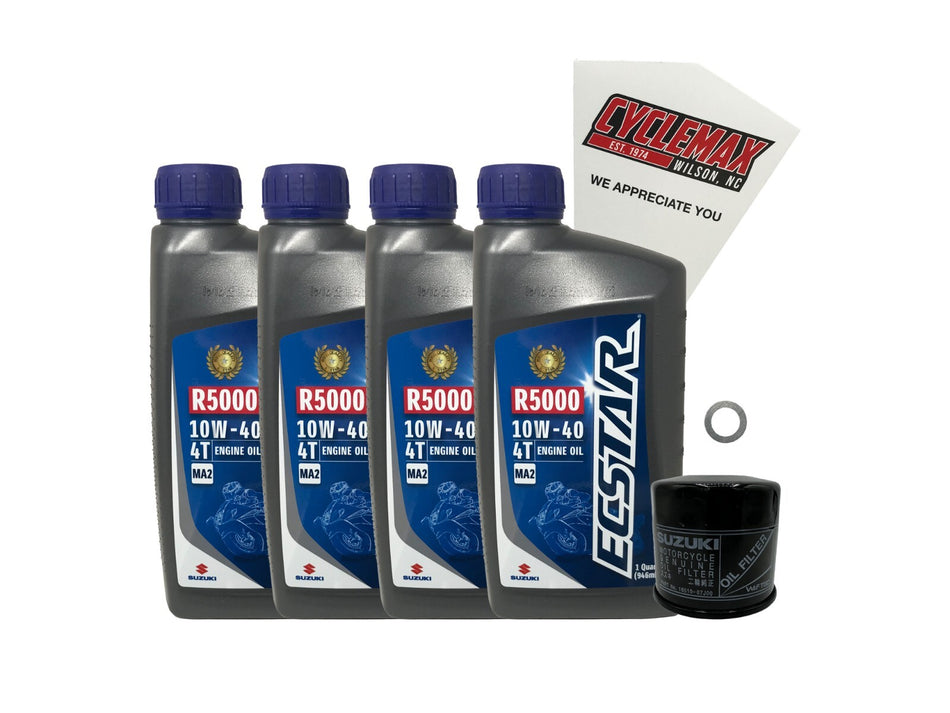 Suzuki Ecstar Standard Oil Change Kit for 2001-2009 VS-800
