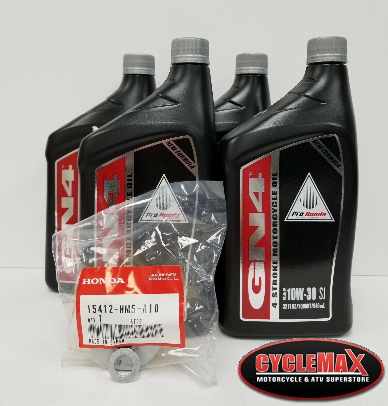 2021-2022 Genuine OEM Honda Pioneer 520 SXS520 Oil Change Kit with 10W-30 Oil