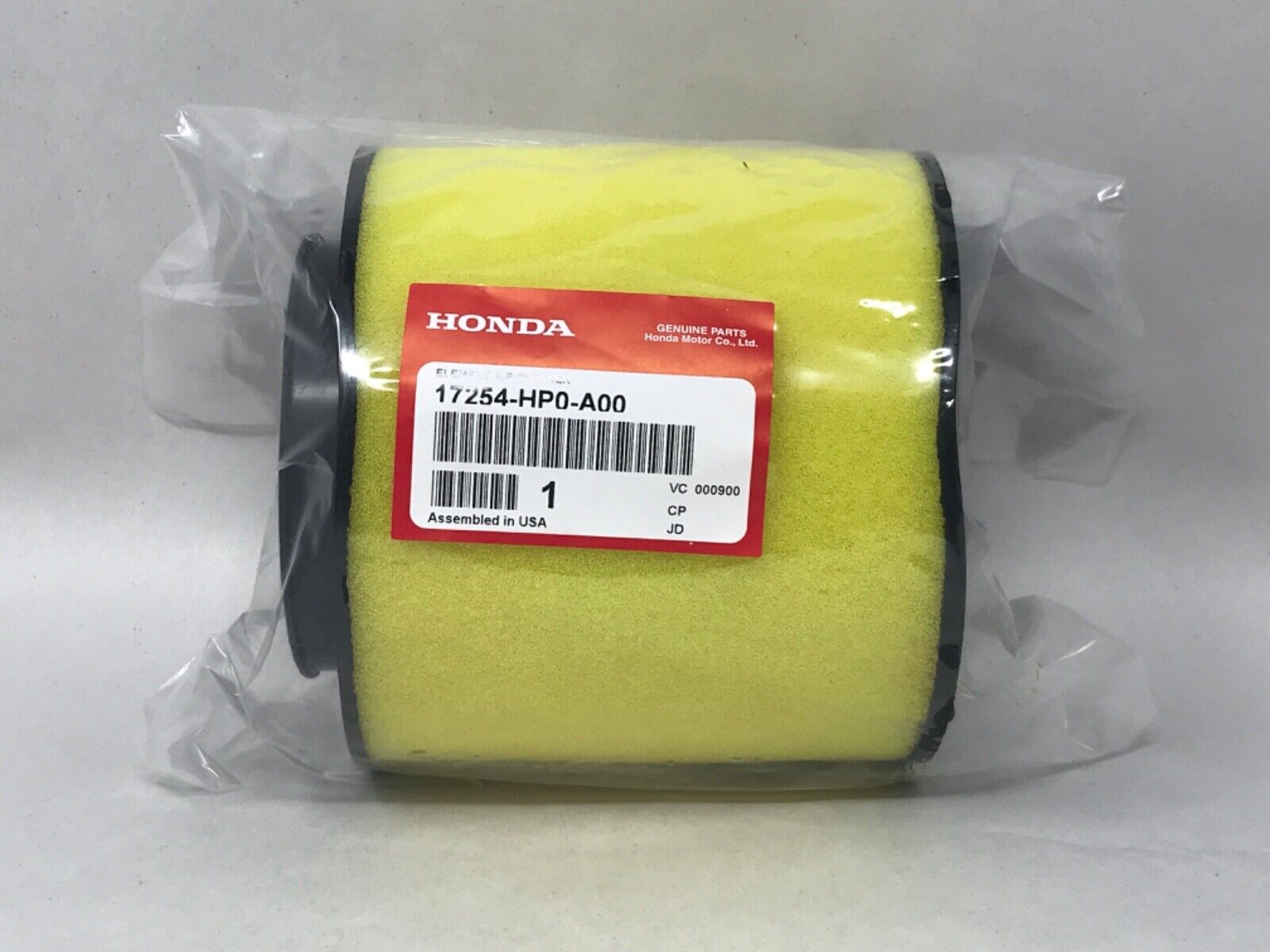 Honda Genuine OEM Element Air Filter 17254-HP0-A00