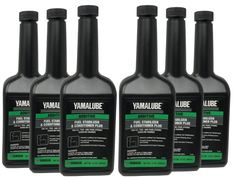 Yamaha OEM Yamalube Fuel Stabilizer & Conditioner Plus ACC-FSTAB-PL-12 - 6 Pack