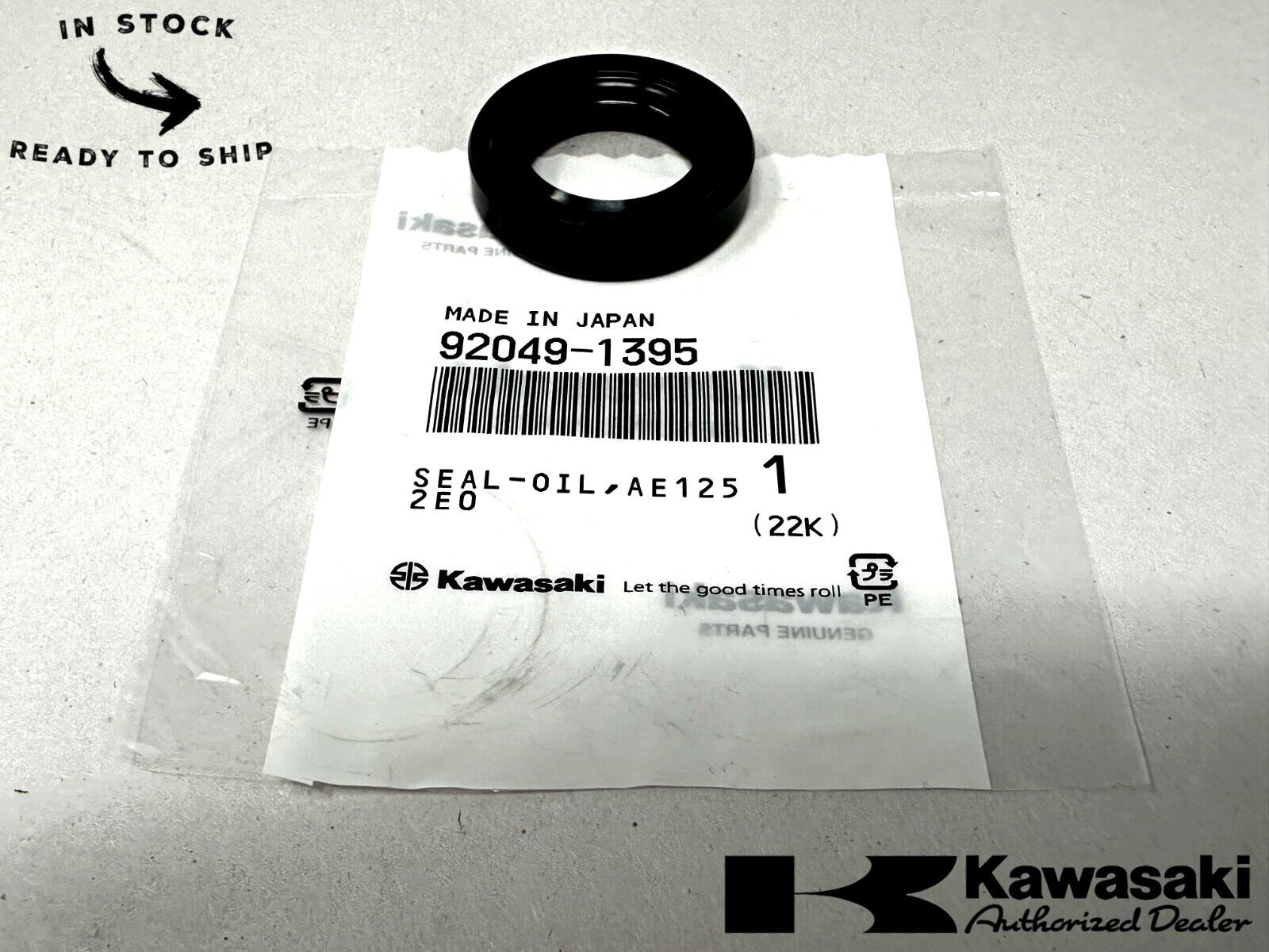 Kawasaki Genuine OEM Oil Seal AE1252EO 92049-1395