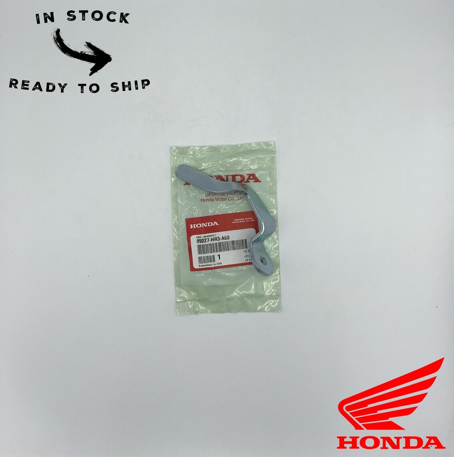 Genuine OEM Honda Emergency Shifter Shift Lever 89227-HR3-A60