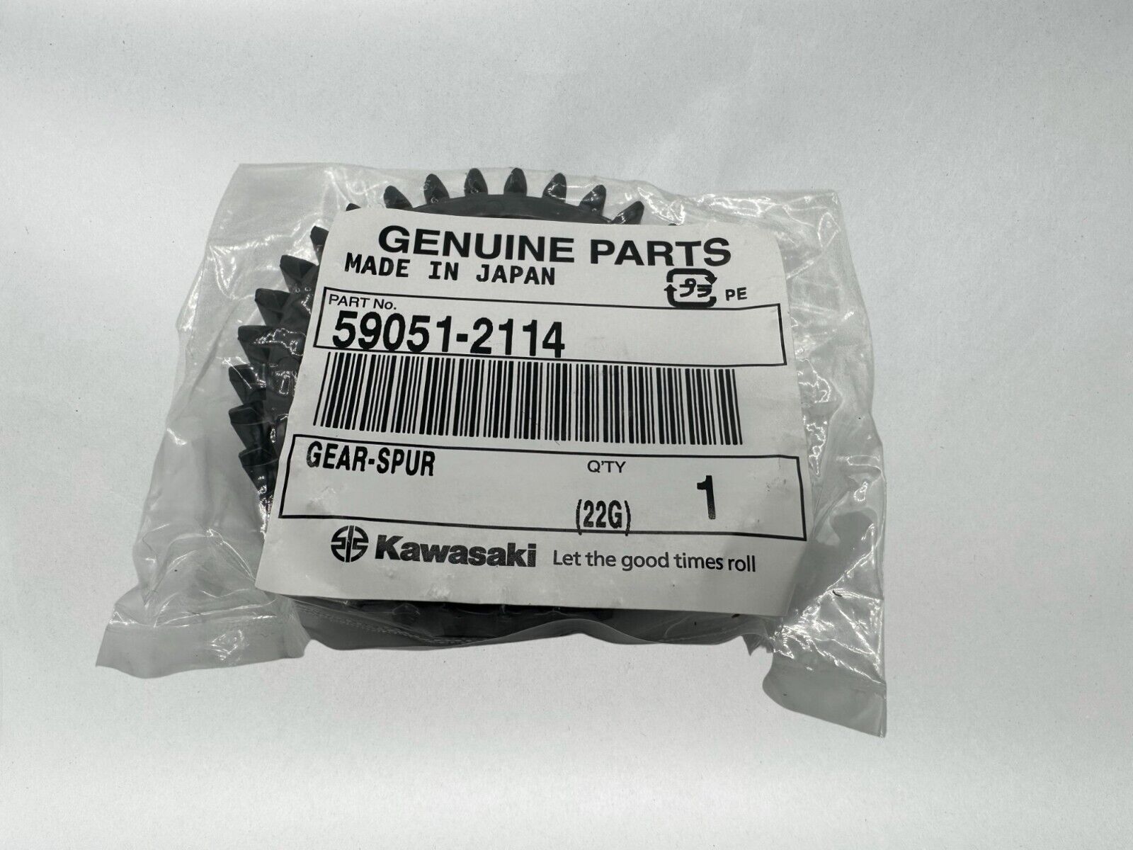 Kawasaki Genuine OEM Spur Gear 59051-2114