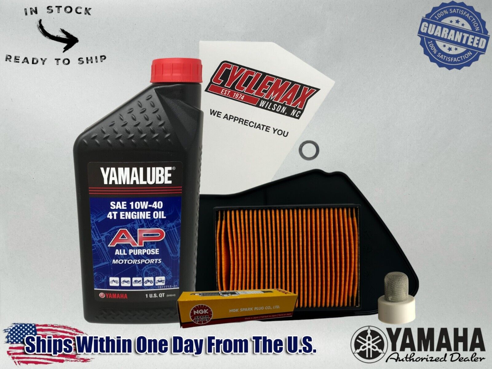 Cyclemax Standard Yamalube Tune-Up Kit fits 2009-2015 Yamaha ZUMA 125