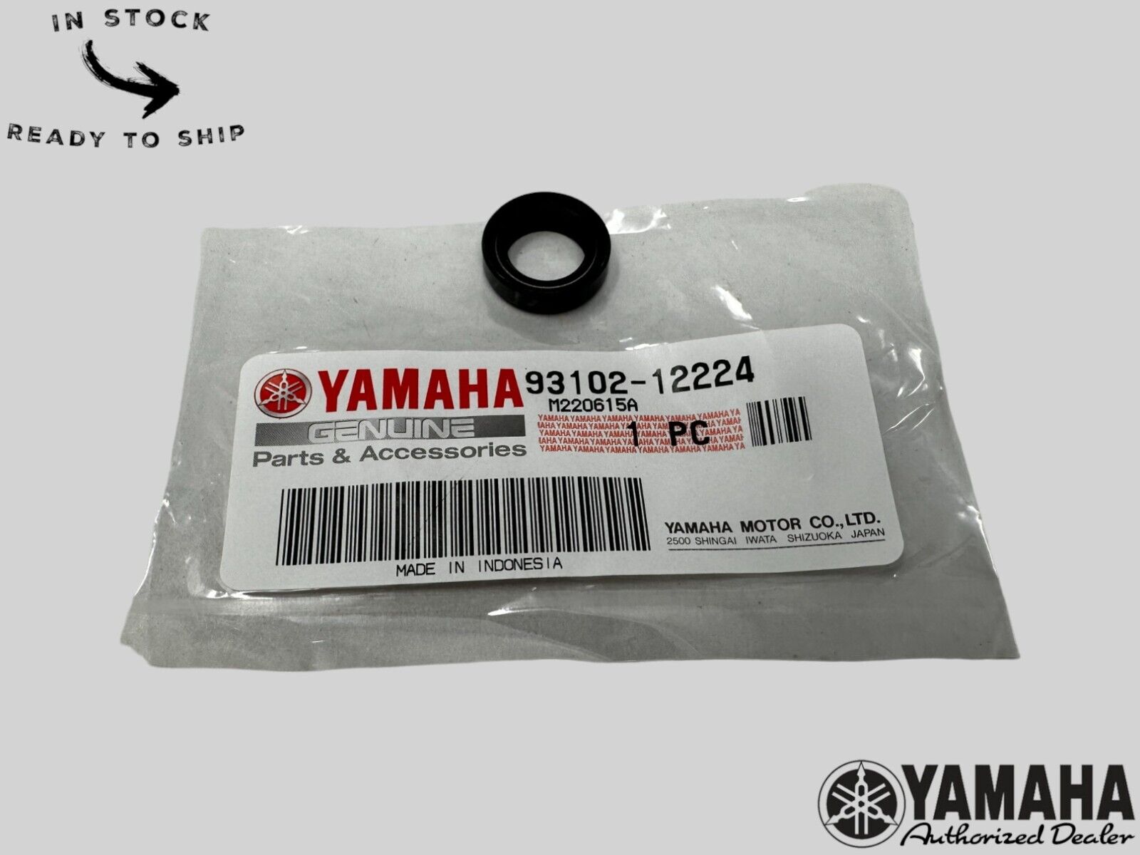 Yamaha Genuine OEM Authentic SD Type Oil Seal 93102-12224-00