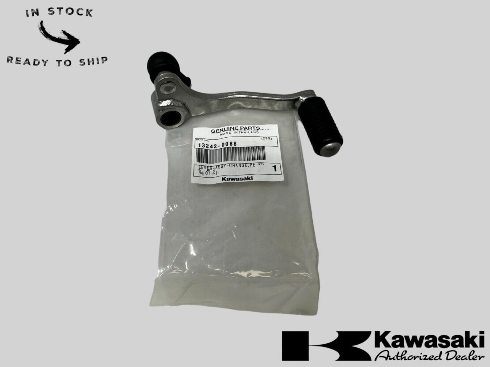 Kawasaki Genuine OEM Change Lever Pedal 13242-0088