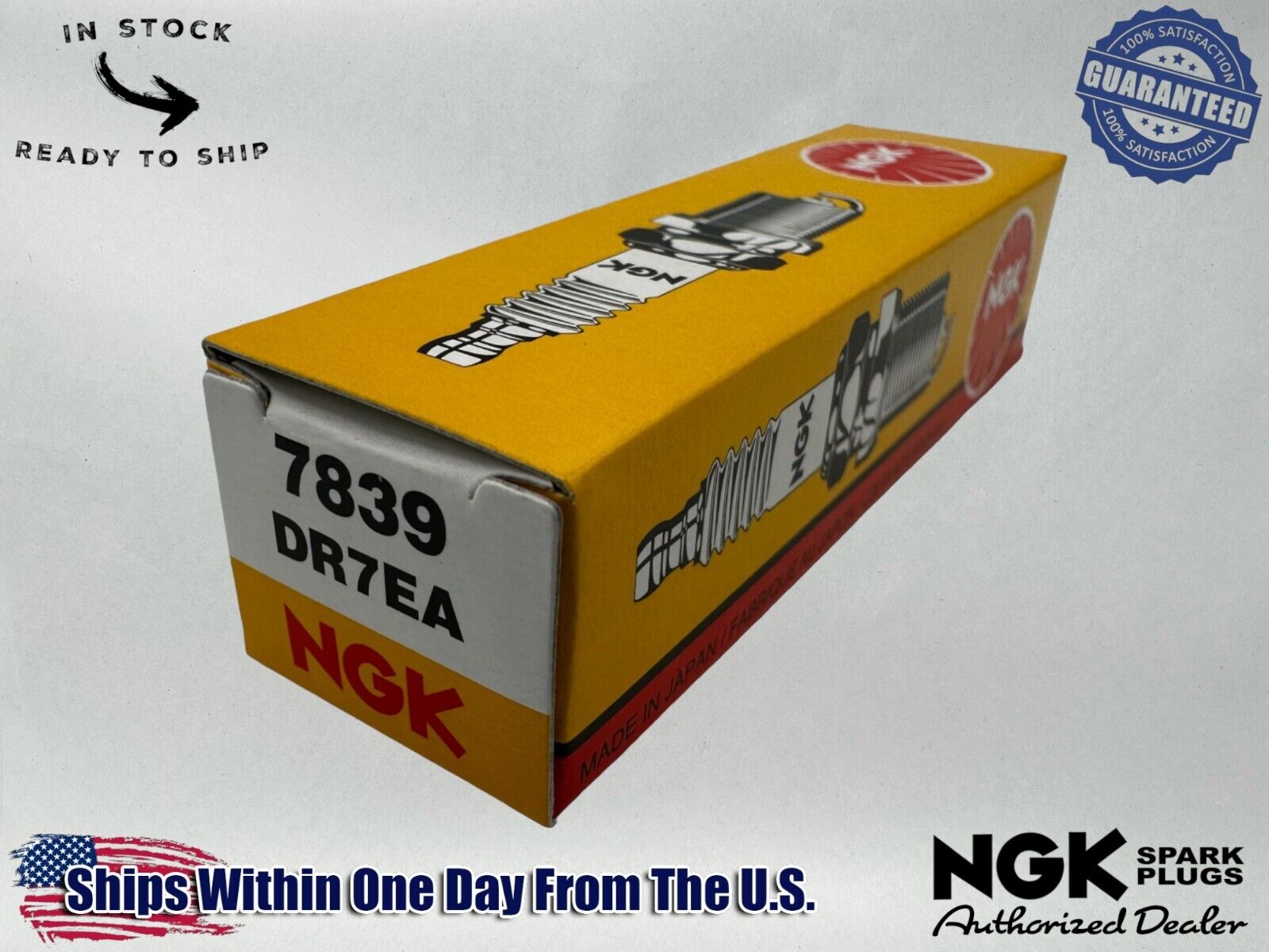 NGK Genuine OEM Authentic Spark Plug DR7EA