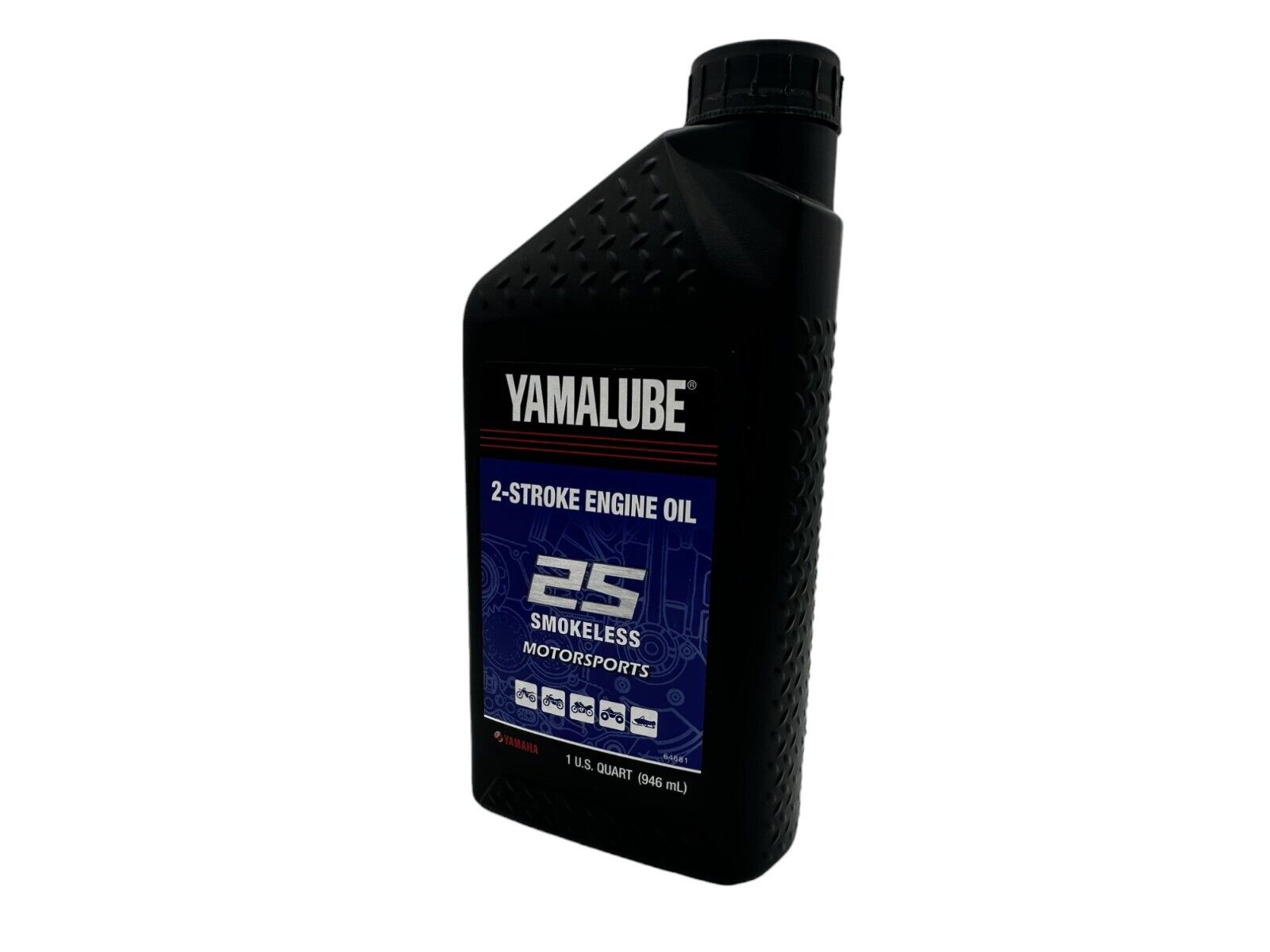 Yamaha Genuine OEM All-Purpose 2-Stroke Engine Oil LUB-2STRK-S1-12 - 6 Pack