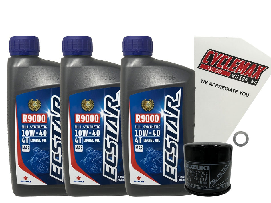 Genuine OEM Full Synthetic Oil Change Kit fits 2007-2010 Suzuki LT-A450