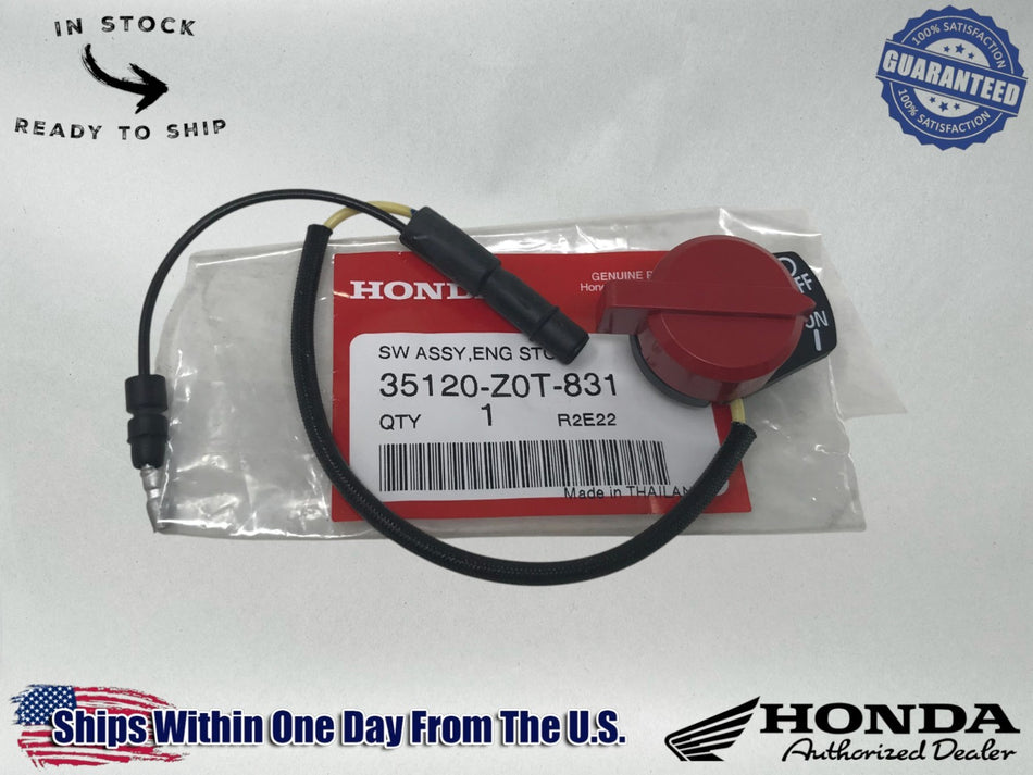 Honda OEM GX120 GX160 GX200 Engine Stop Switch ASSY. ON OFF 35120-Z0T-831