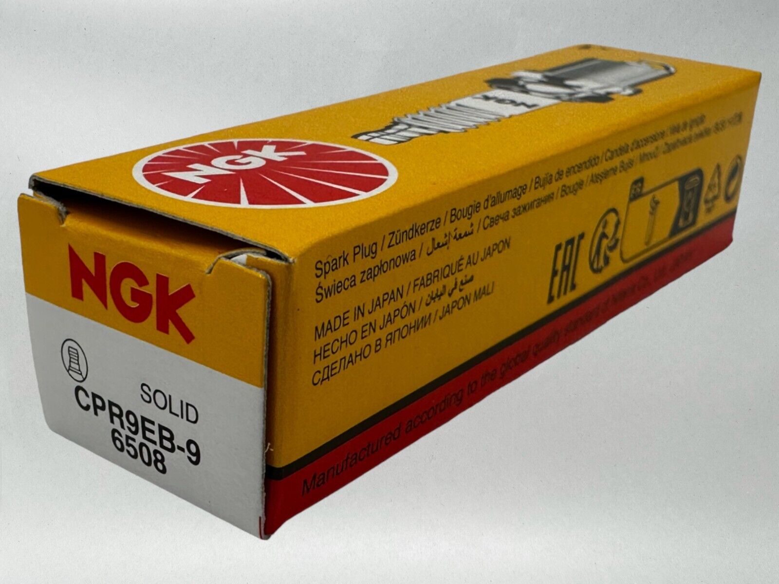 NGK Genuine OEM Authentic Spark Plugs CPR9EB-9 - 4 PACK