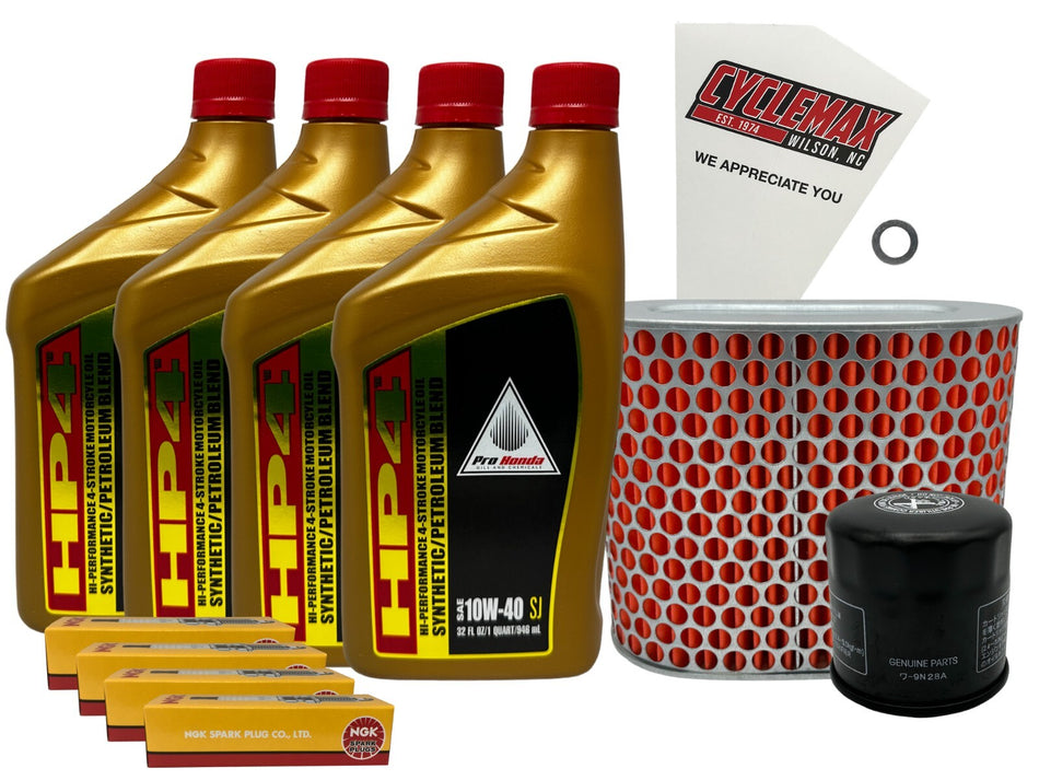 Honda HP4 Semi-Synthetic Tune-Up Kit for 1995-2007 SHADOW 1100 with Spark Plugs