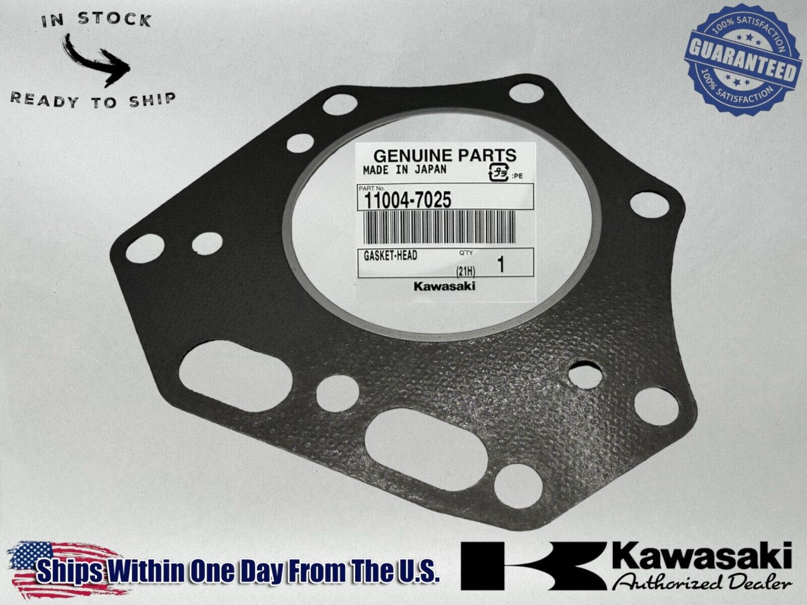 Kawasaki Genuine OEM Authentic Head Gasket 11004-7025