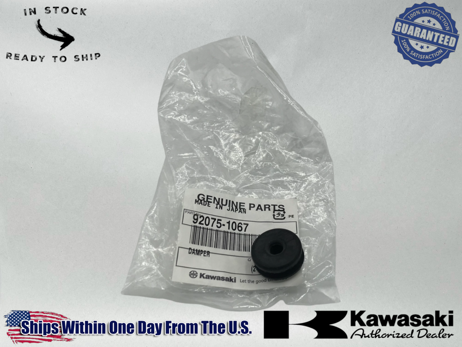 Kawasaki OEM (05-25 )Brute Force 650 750 (92-25)KLR650 Side Cover Damper 92075-1067