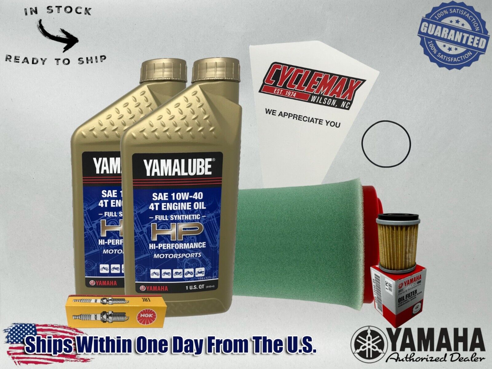 Cyclemax FS Yamalube Tune-Up Kit fits 1999-2003 Yamaha BEAR TRACKER 250