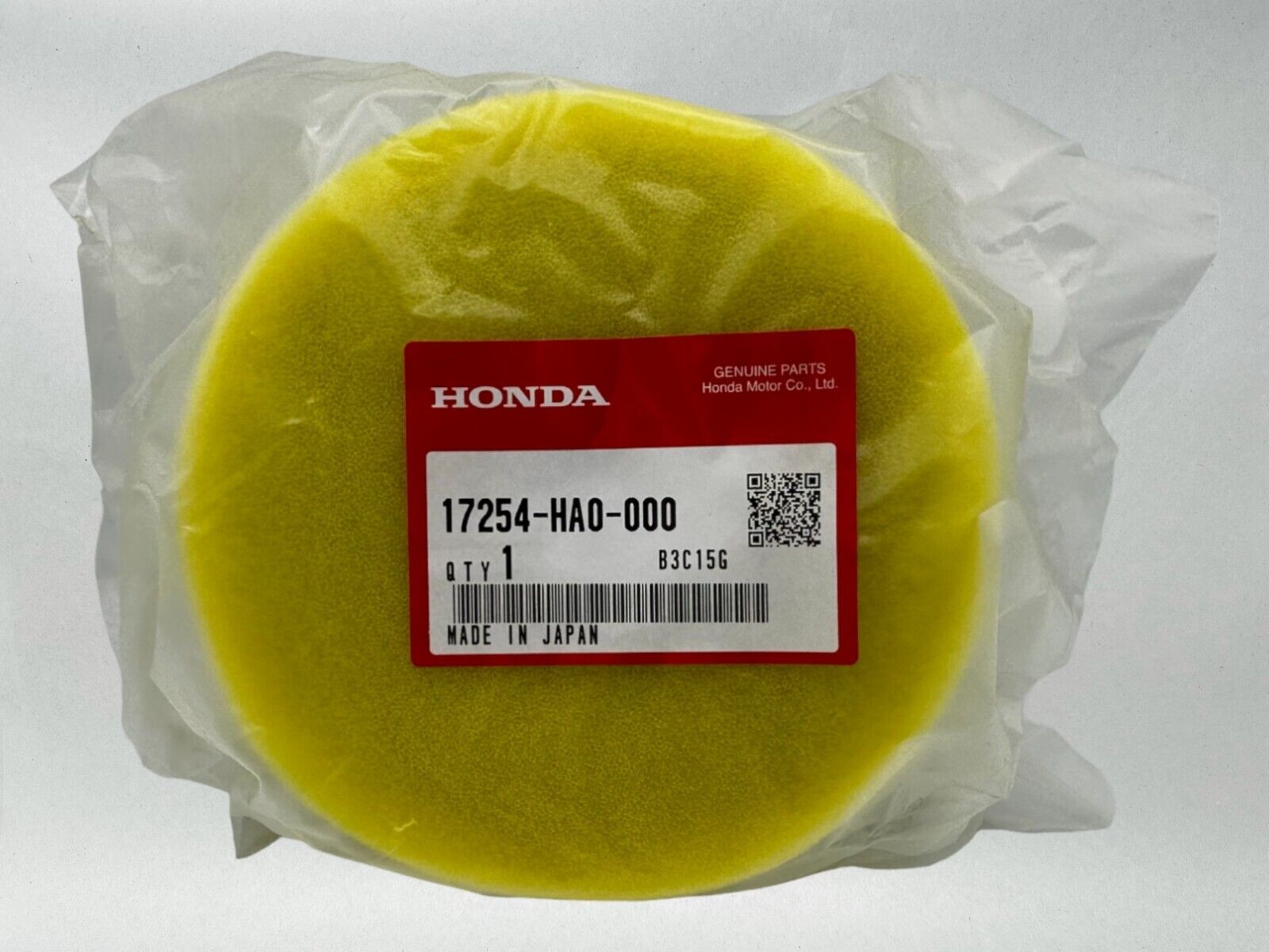 Honda Genuine OEM Authentic Air Filter 17254-HA0-000