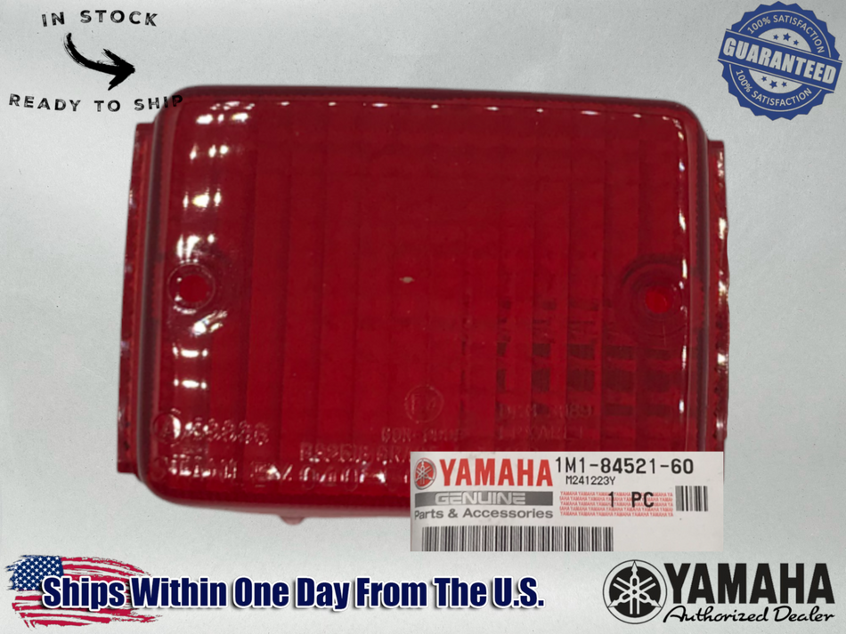 Yamaha Genuine OEM SR500 TW200 XT225 XT350 Taillight Lens 1M1-84521-60-00