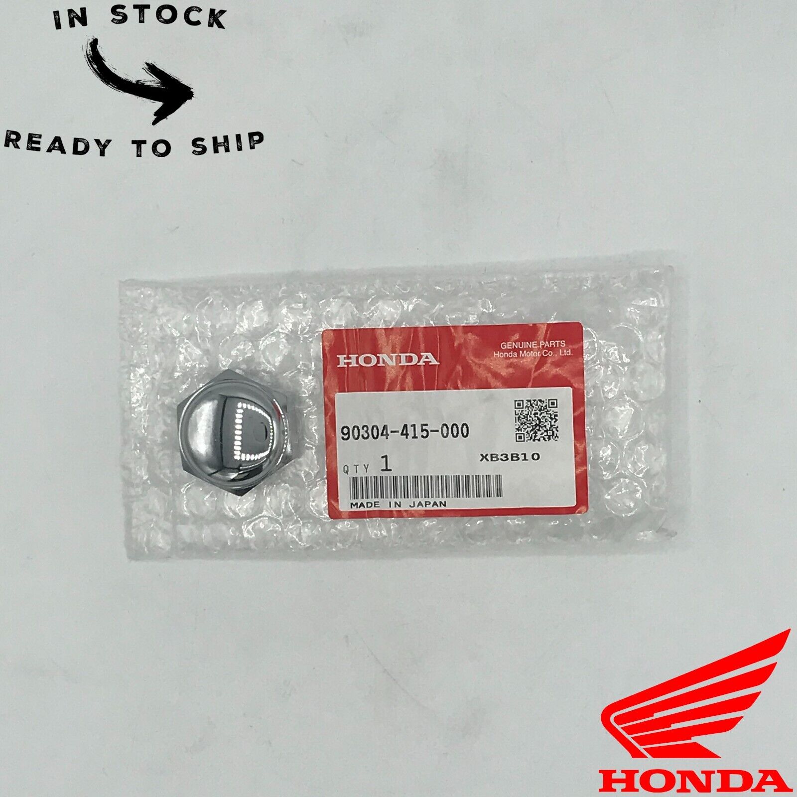 Genuine OEM Honda Steering Stem Nut 90304-415-000