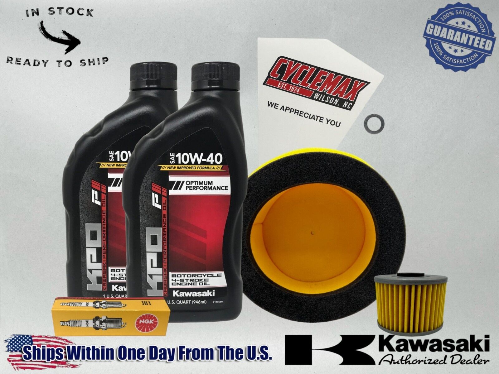 Cyclemax Standard KPO Tune-Up Kit fits 2018-2020 Kawasaki KLX250