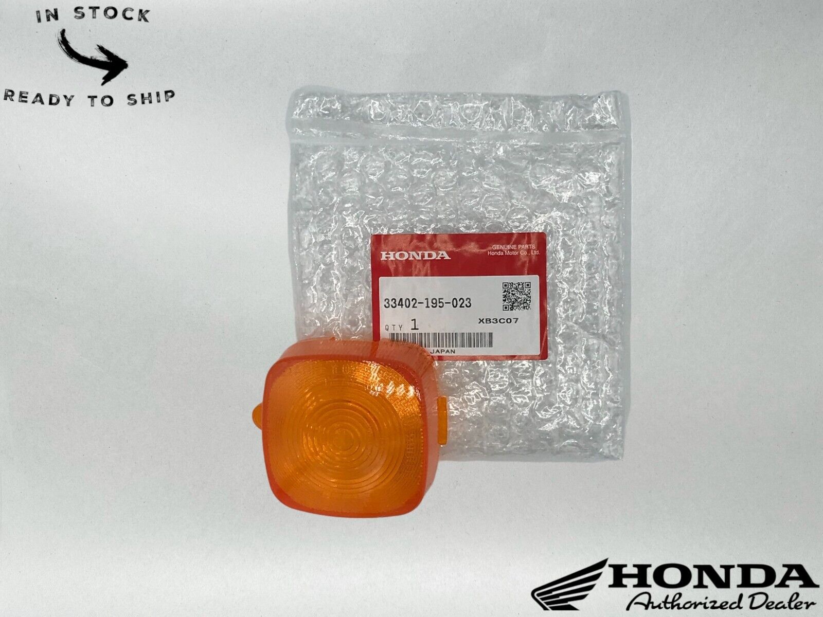 Honda Genuine OEM Turn Signal Lens 33402-195-023